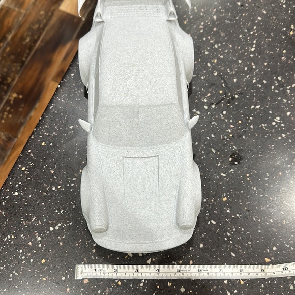 Marble filament 3D printed Porsche 911 Turbo Statue - Picture 5 of 5
